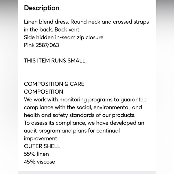 TIE DYE MIDI DRESS WITH LINEN - Picture 5 of 5